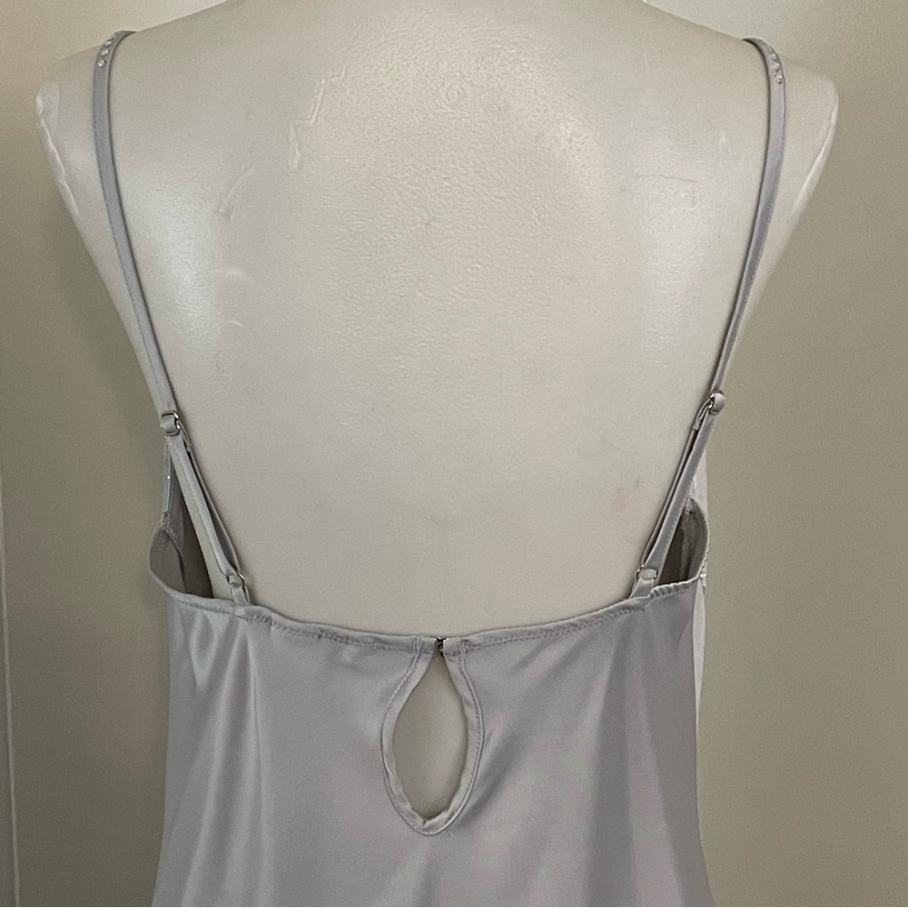 Victoria’s Secret Satin Diamond Slip Dress Women’s‎ S Sleeveless V-Neck - Picture 9 of 10
